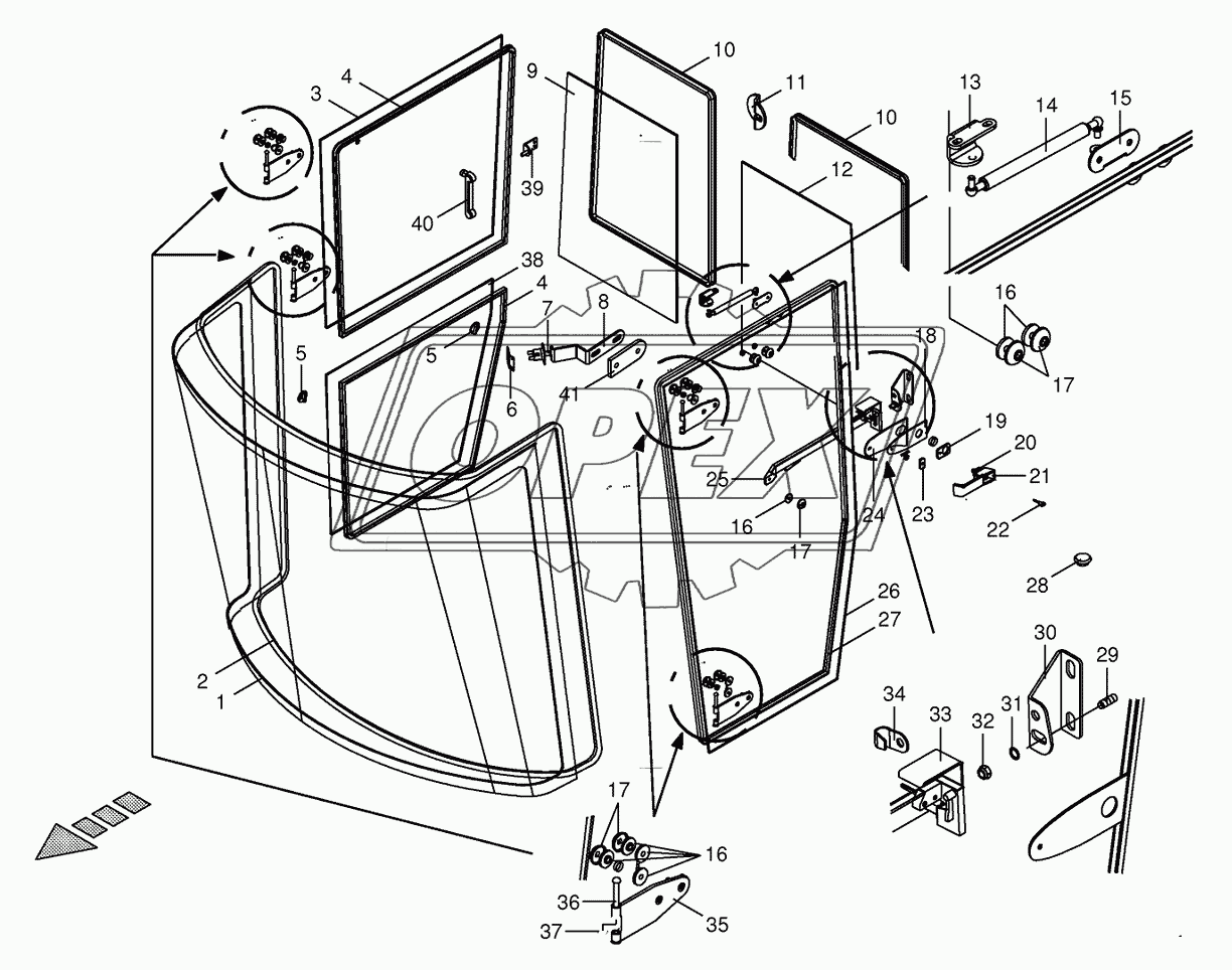 Cab- glazing