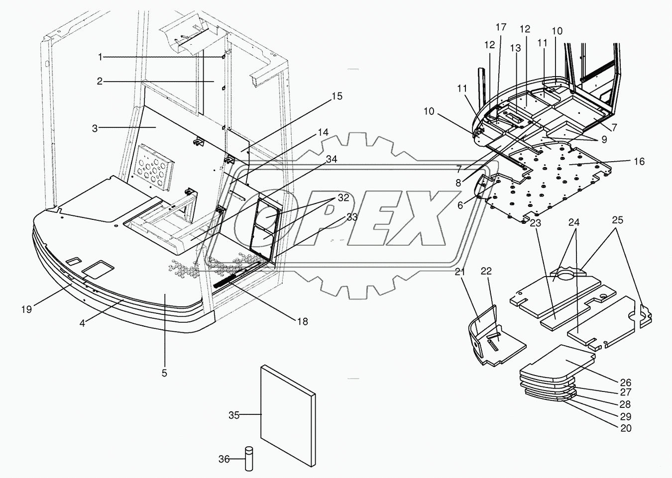 Cab- Sound deadening