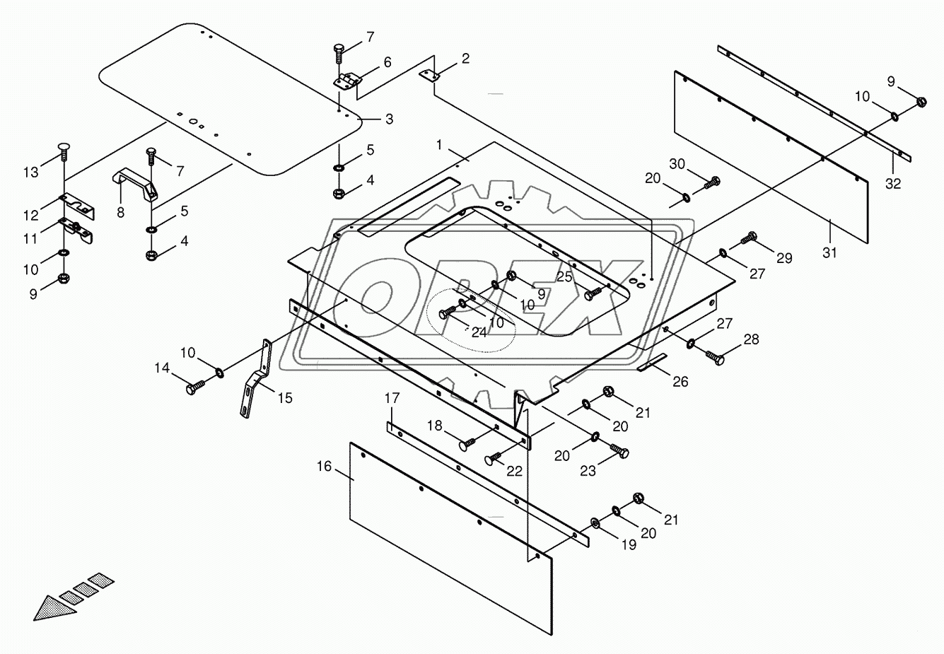 Cover- Feeder Housing