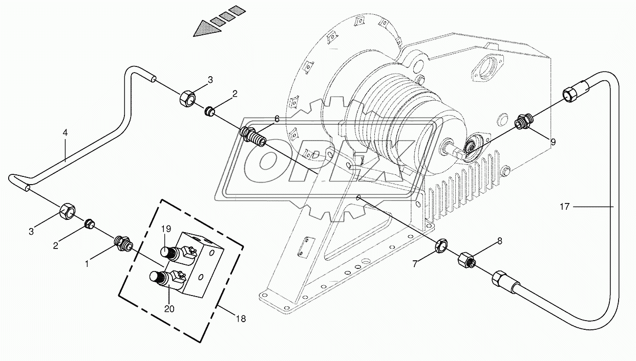 Lines main clutch