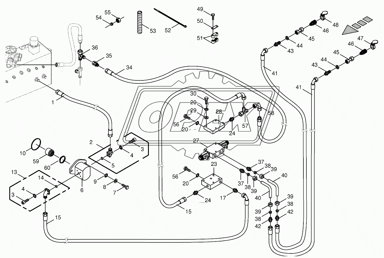 Hydraulics-additive connection back 1