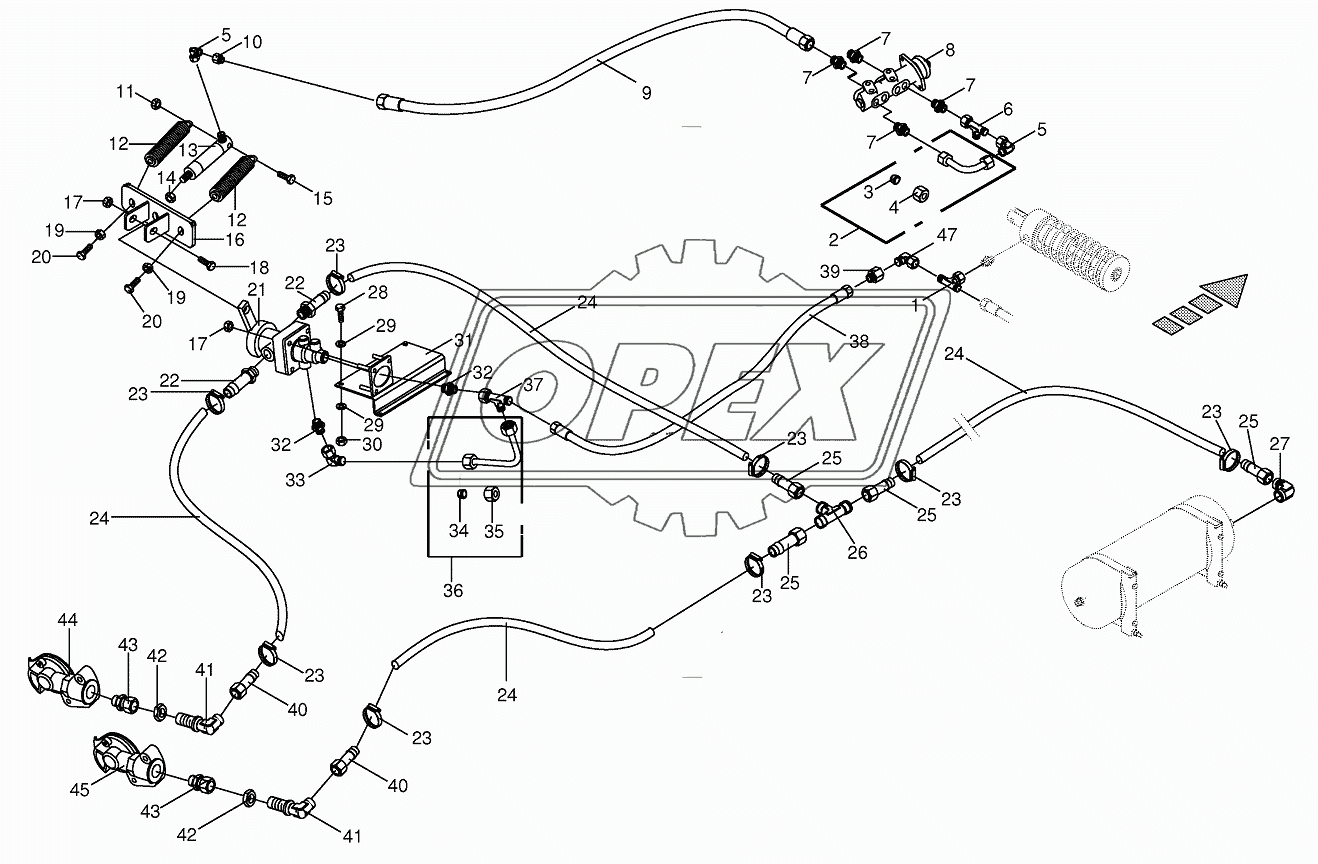 Additive connection for trailer