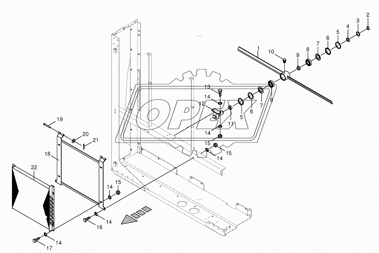 Rotor/Air conditioner mounting