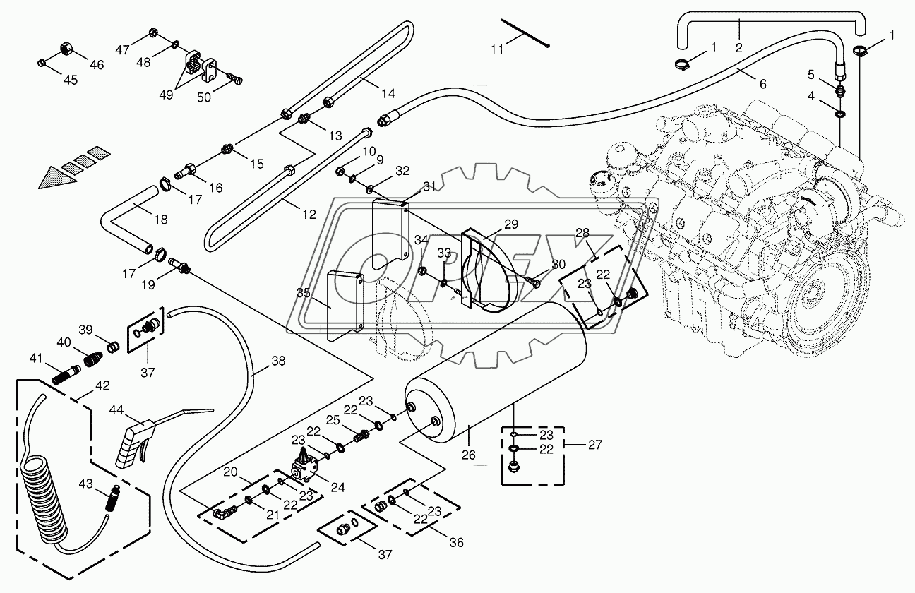 Air pressure-Blow-out gun