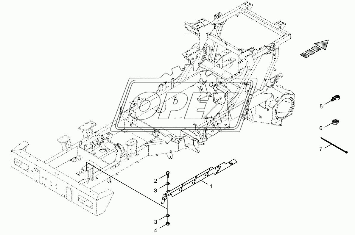 Wiring harness fastening