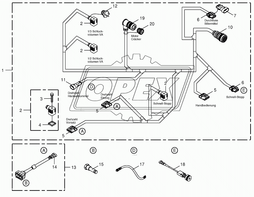 Wiring Harness-lateral left