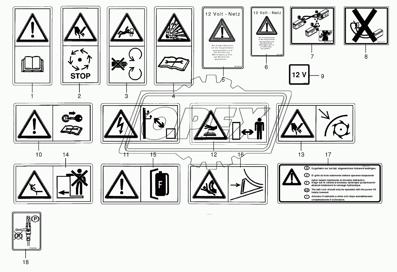 Warning signs