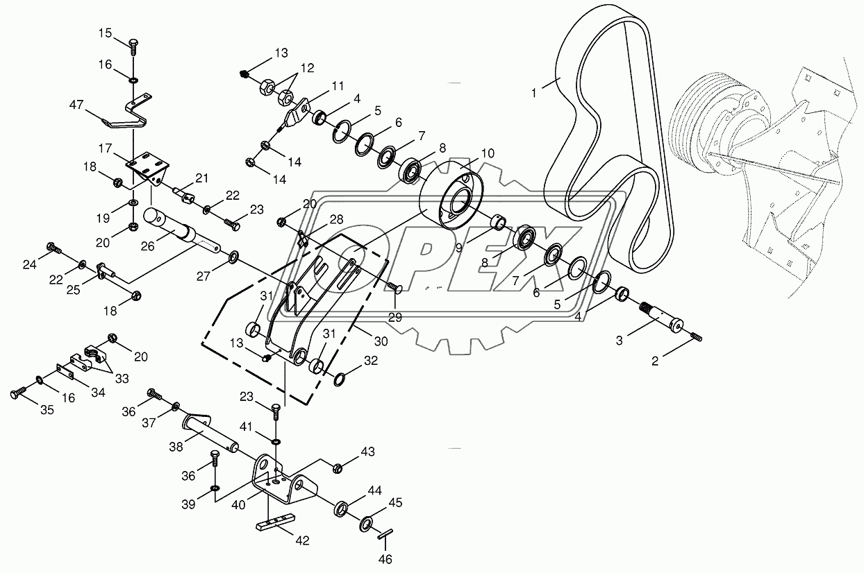 Cracker drive/tensioning device