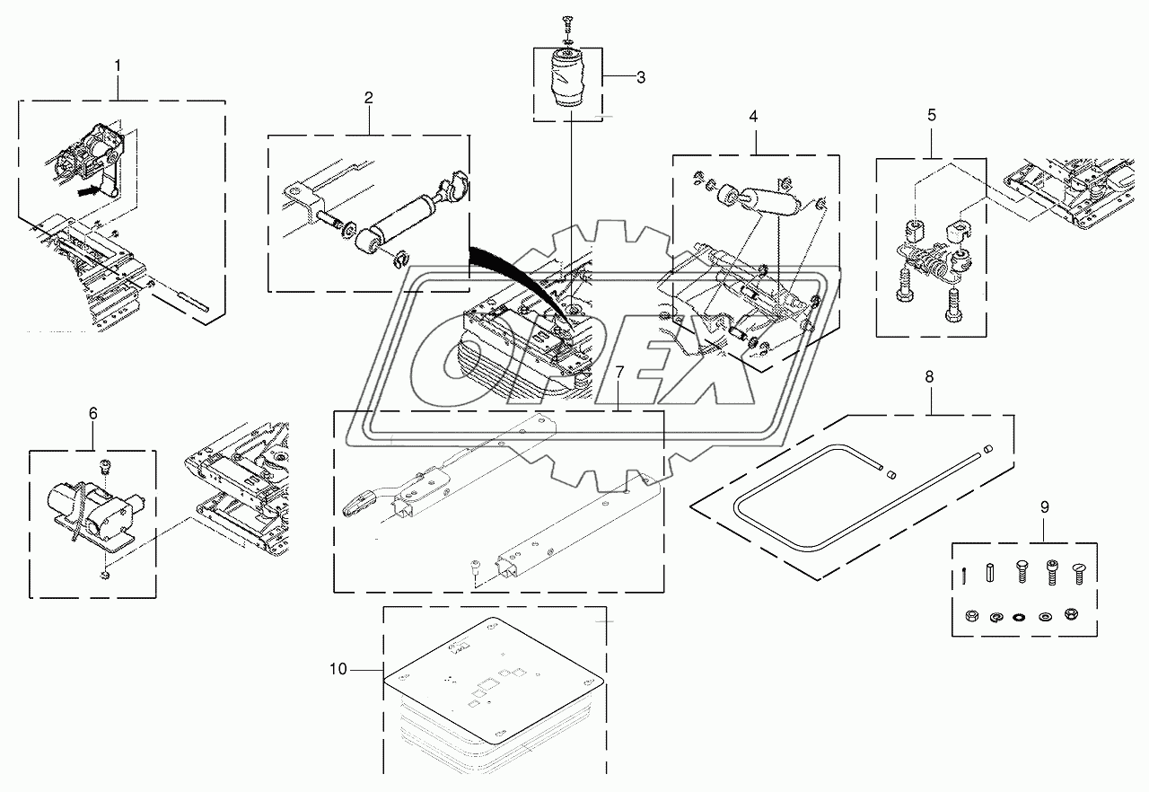 Wear parts-driver's sea