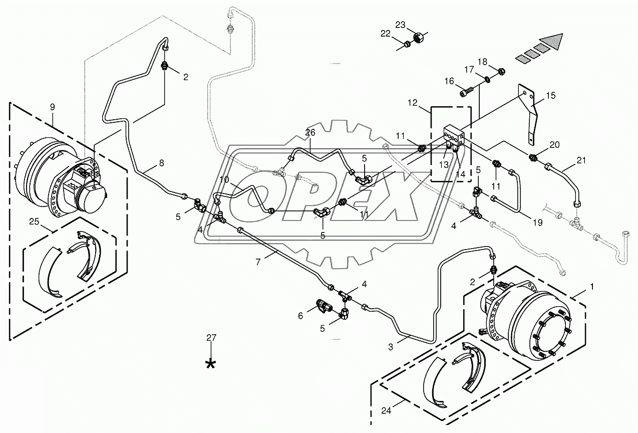 Cam lobe motor-3-stepped