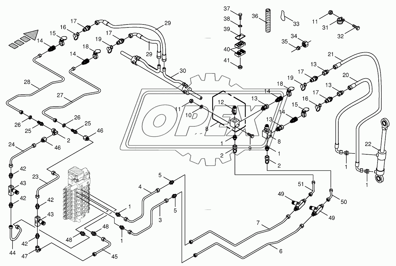 Hydraulics - sharpening device / transv. ground following