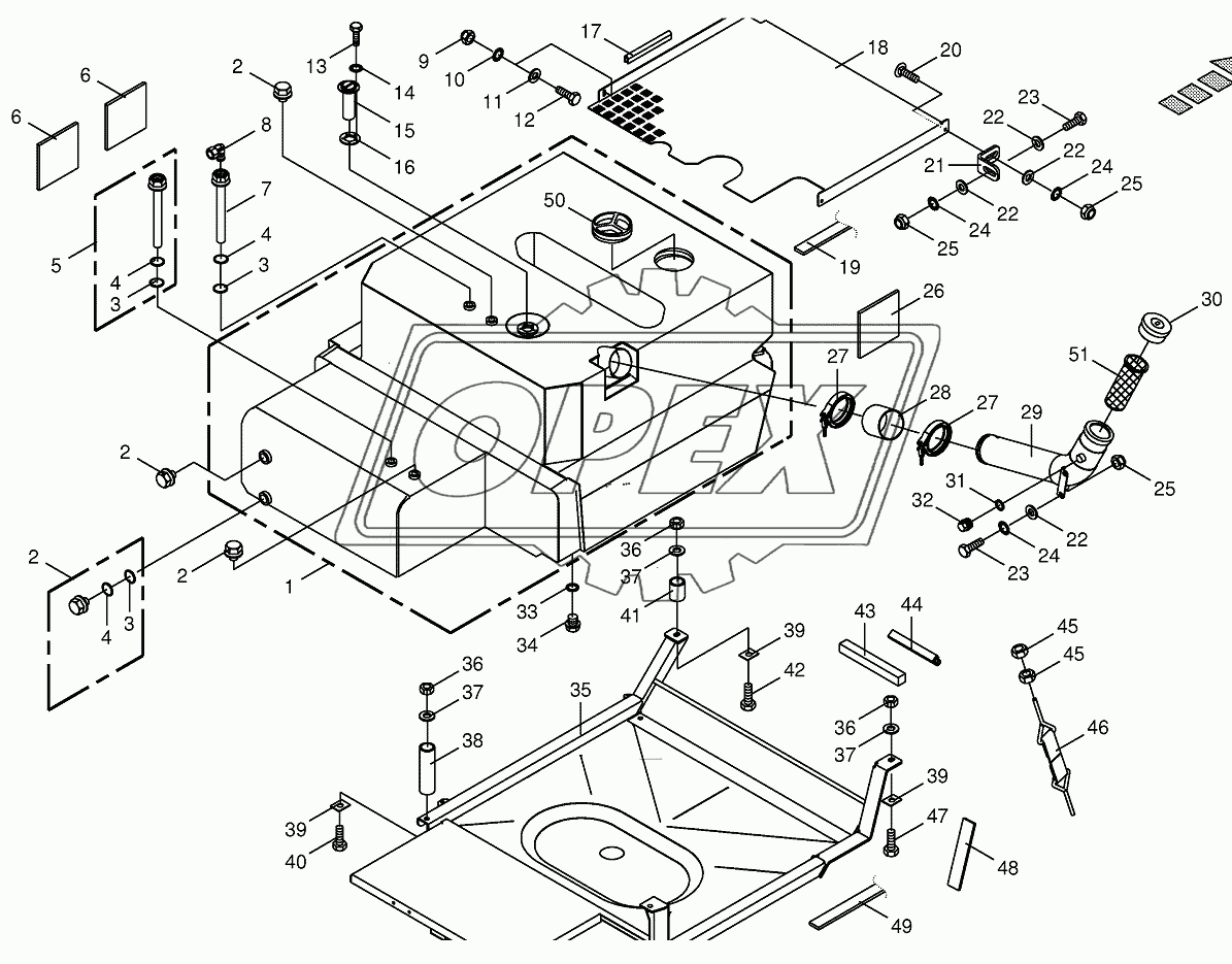 Diesel fuel tank 1