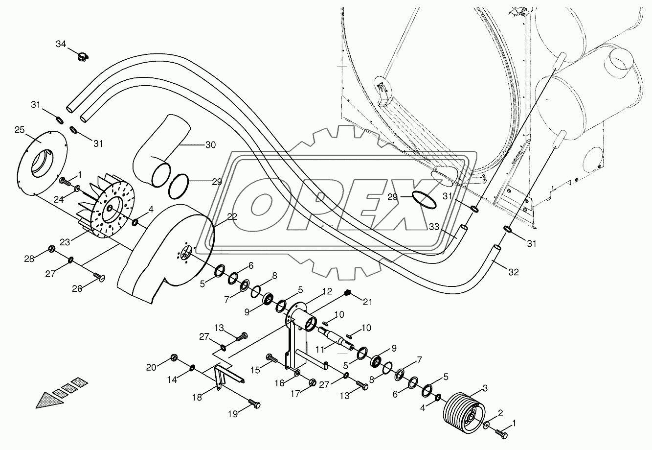 Suction fan