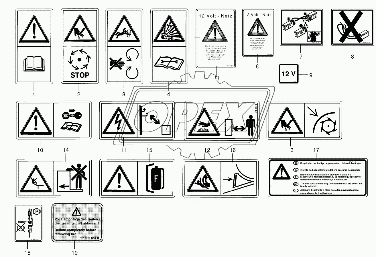 Warning signs