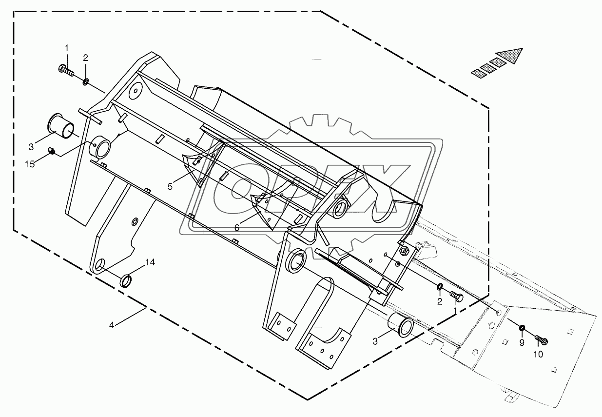 Cracker housing -not spring-mounted