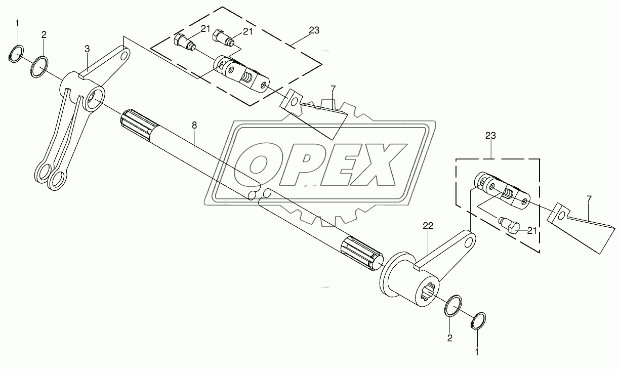 Adjustment mandril -not spring-mounted