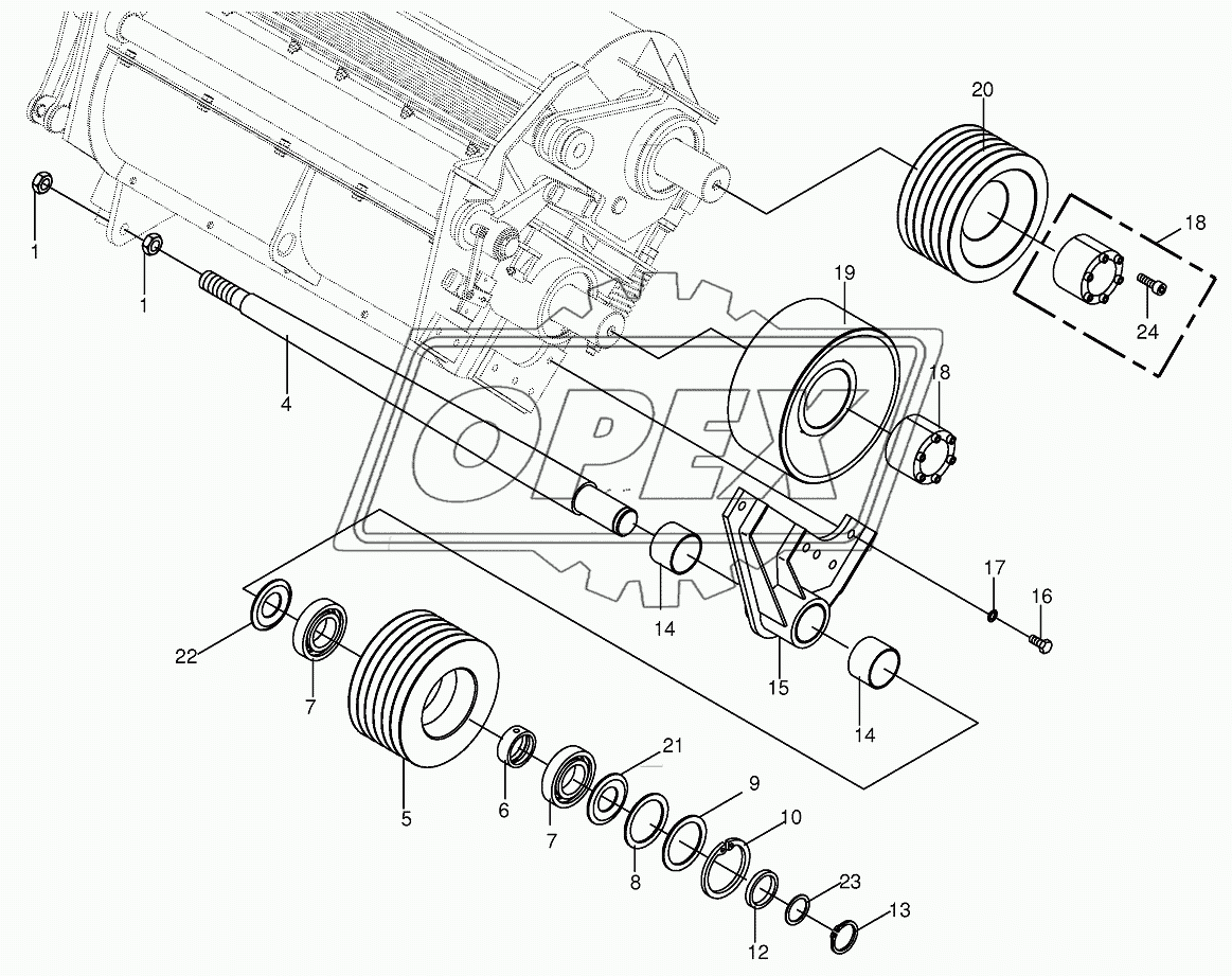 Pulley for changing directions