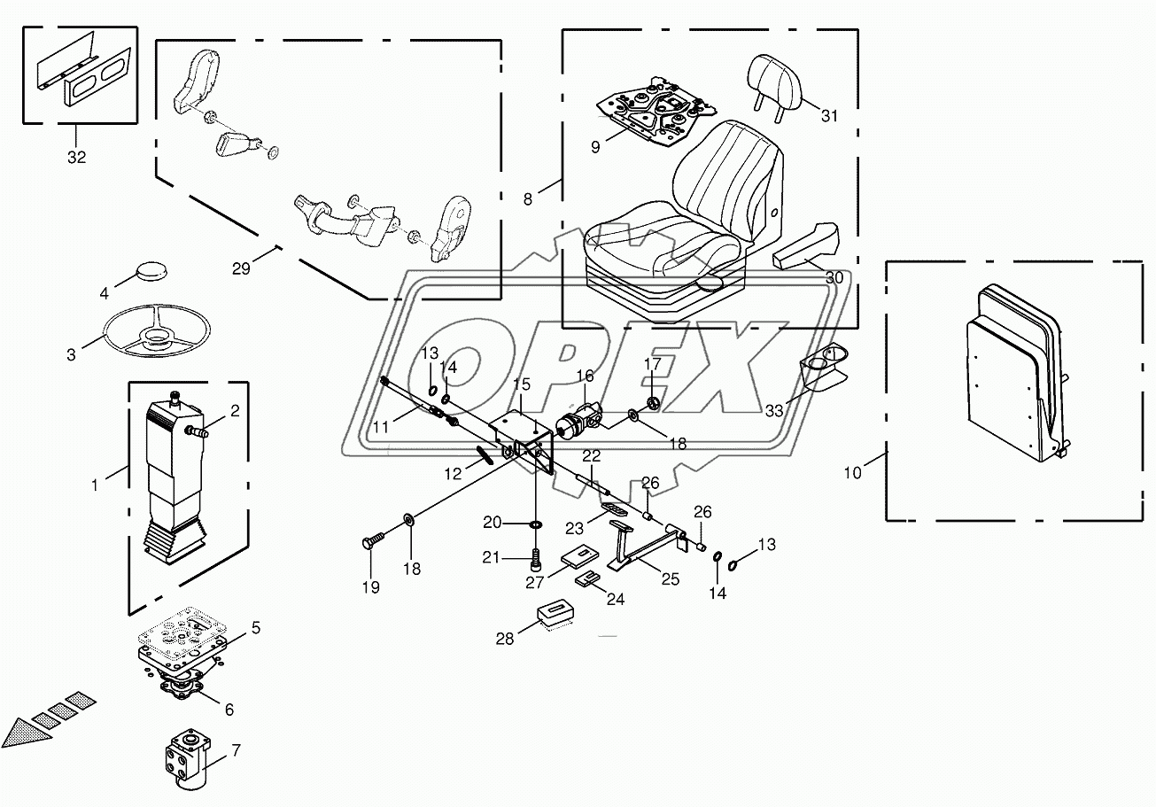 Steering columm