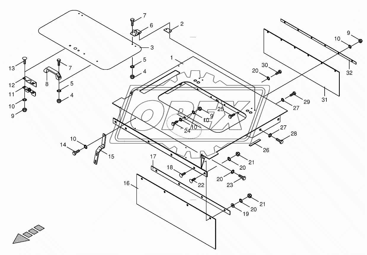 Cover- Feeder Housing