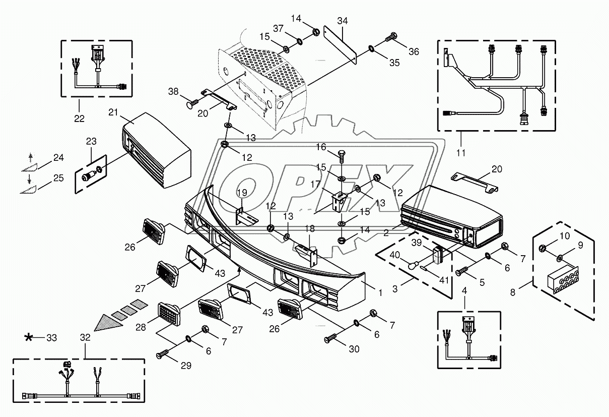 Front panel / Headlight