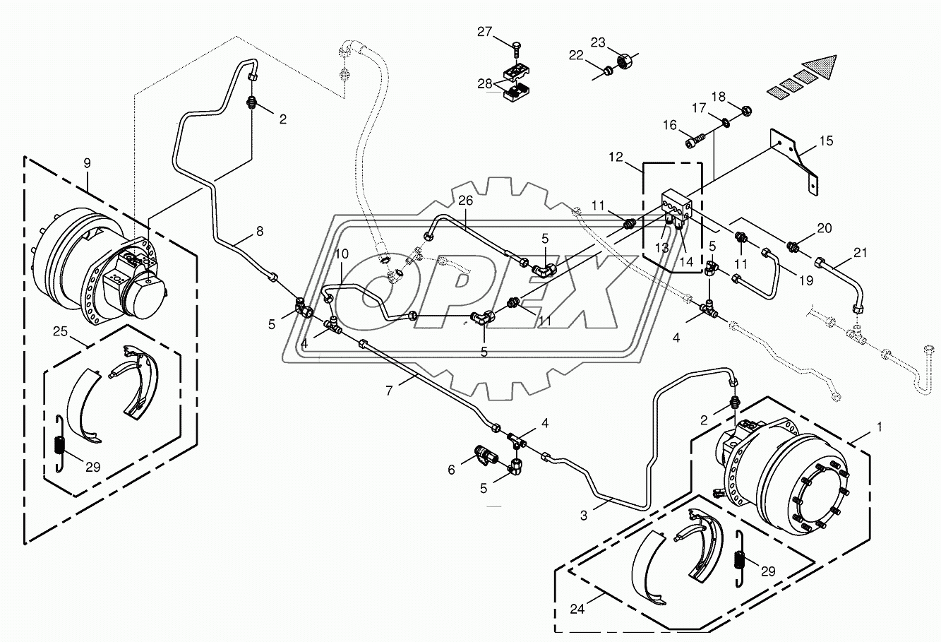 Cam lobe motor-3-stepped