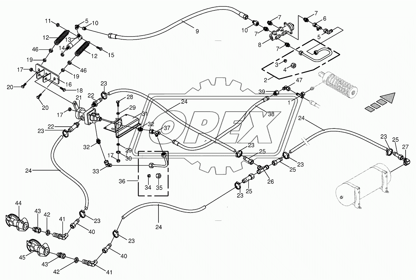 Additive connection for trailer