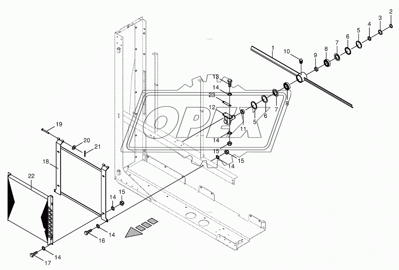 Rotor/Air conditioner mounting