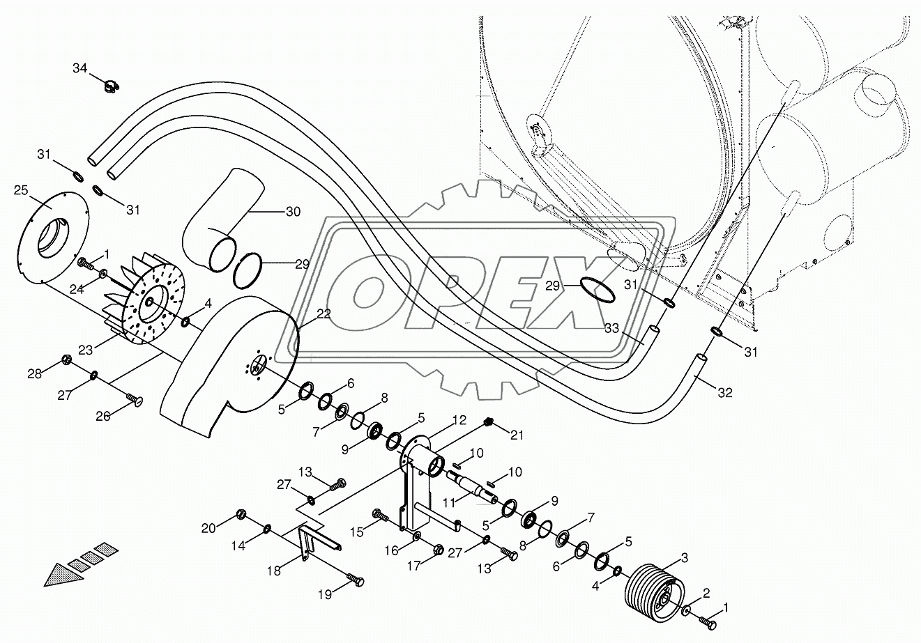 Suction fan