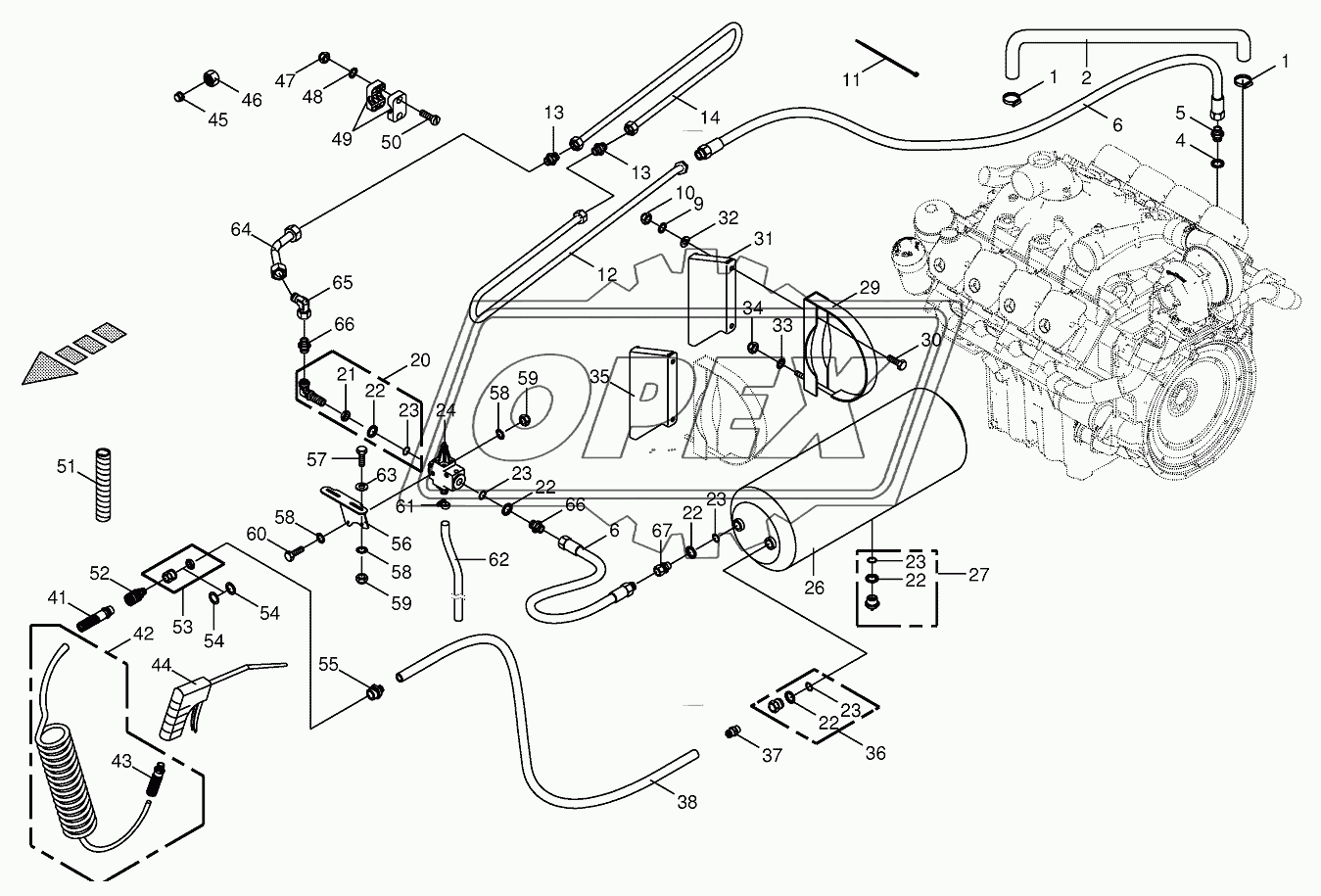 Air pressure-Blow-out gun