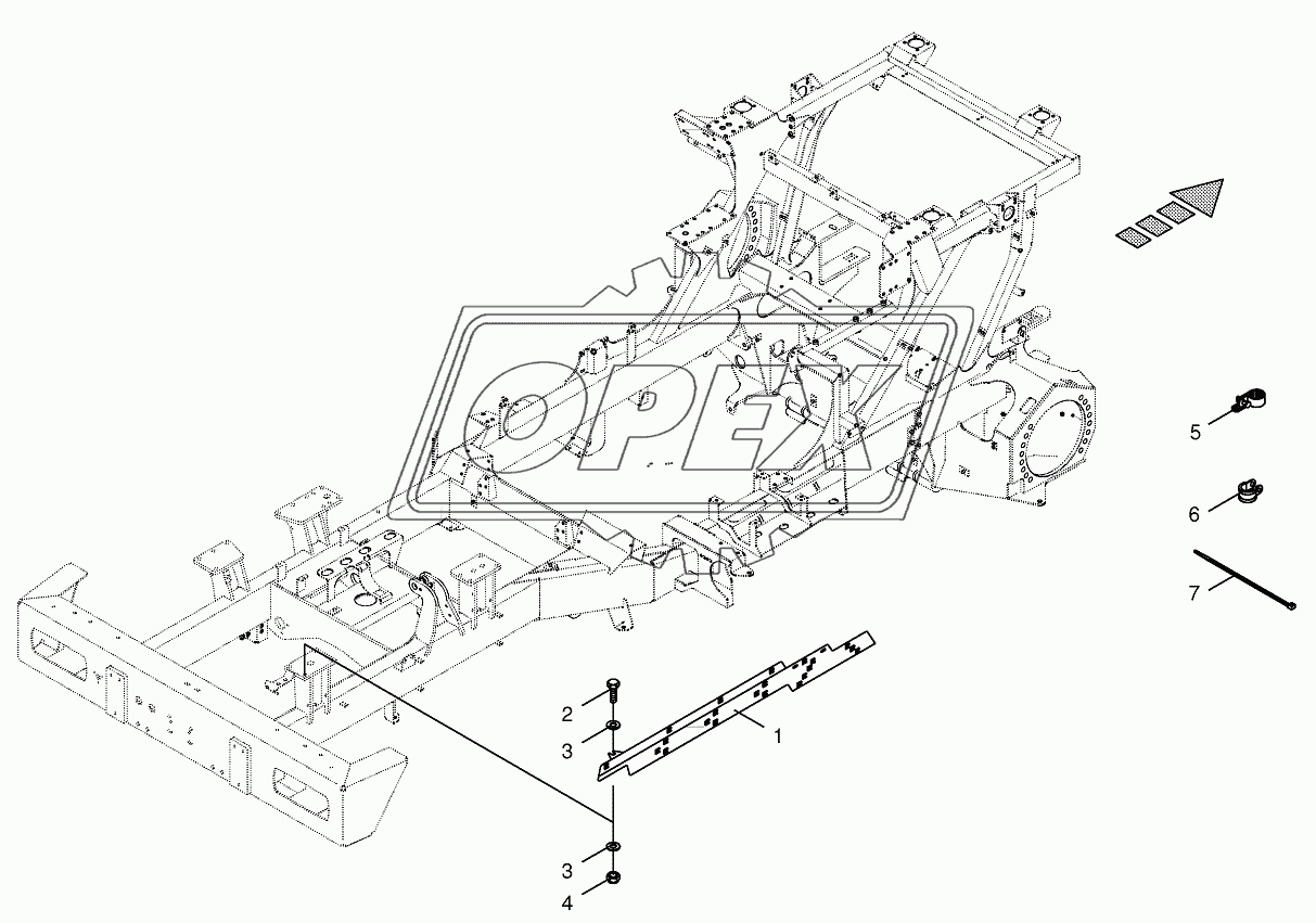 Wiring harness fastening