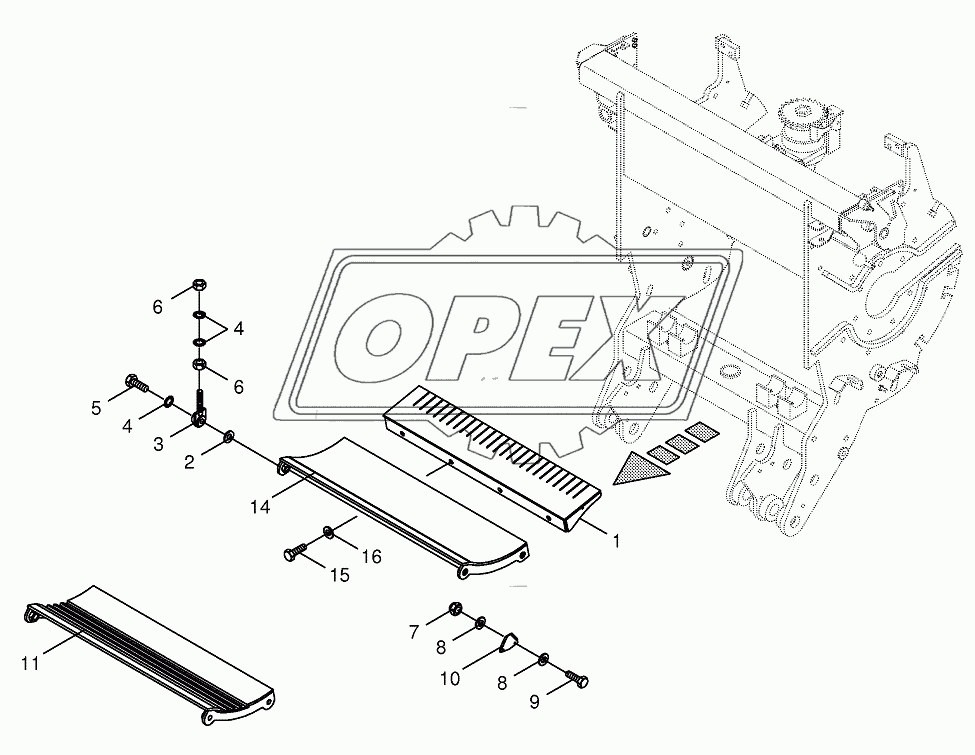 Husk/friction ground-not spring-mounted