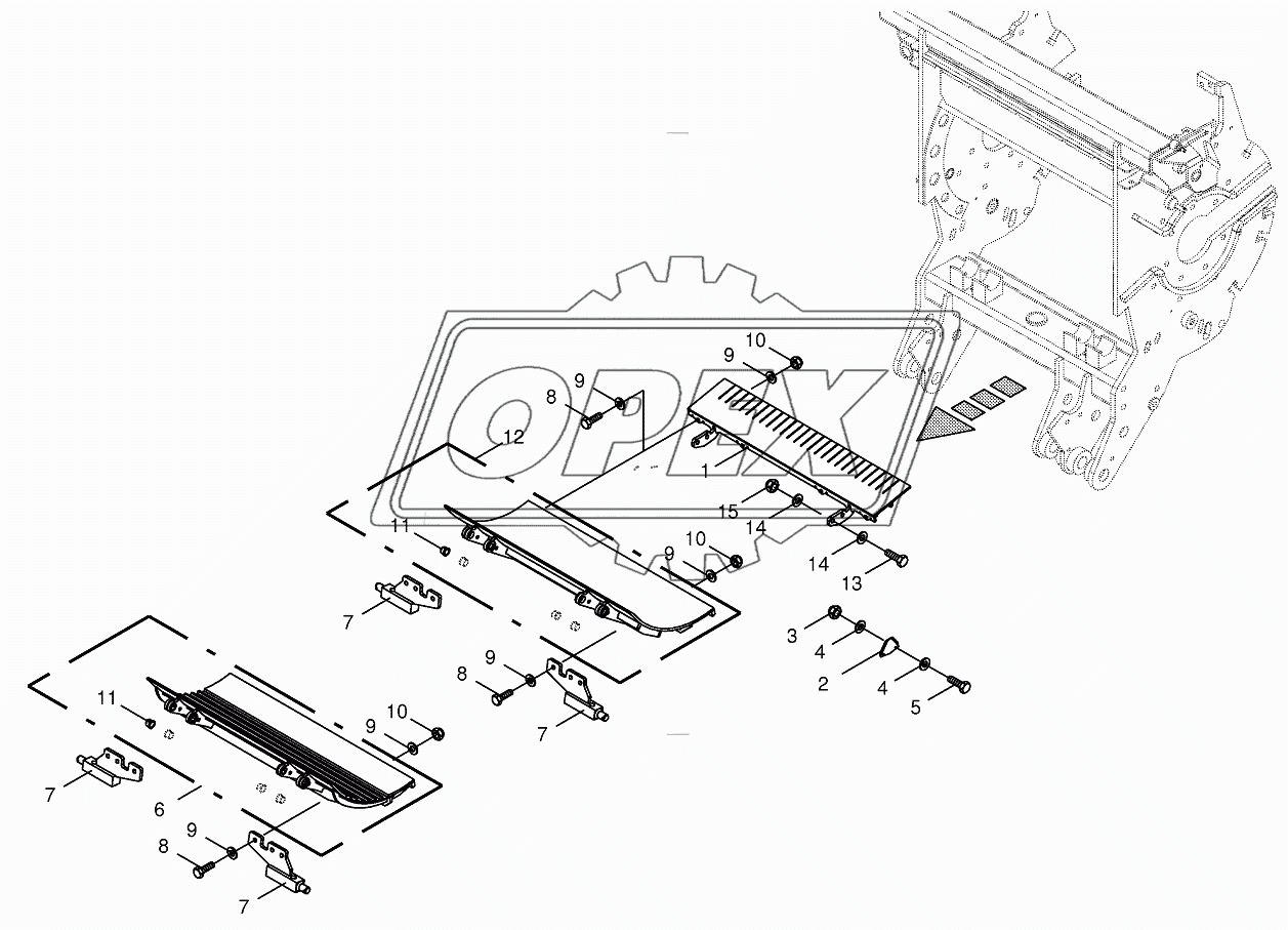 Husk/friction ground-spring-mounted