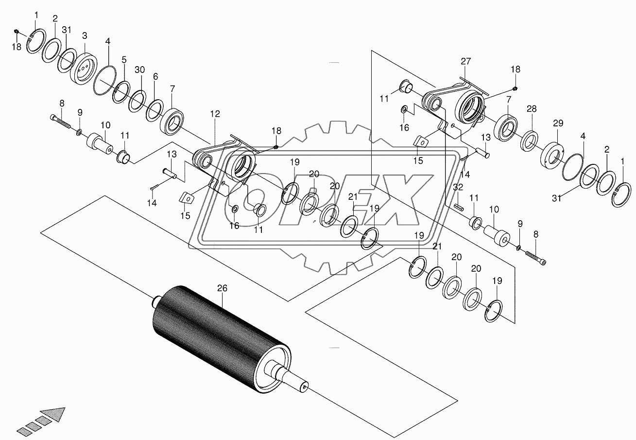 Roller front
