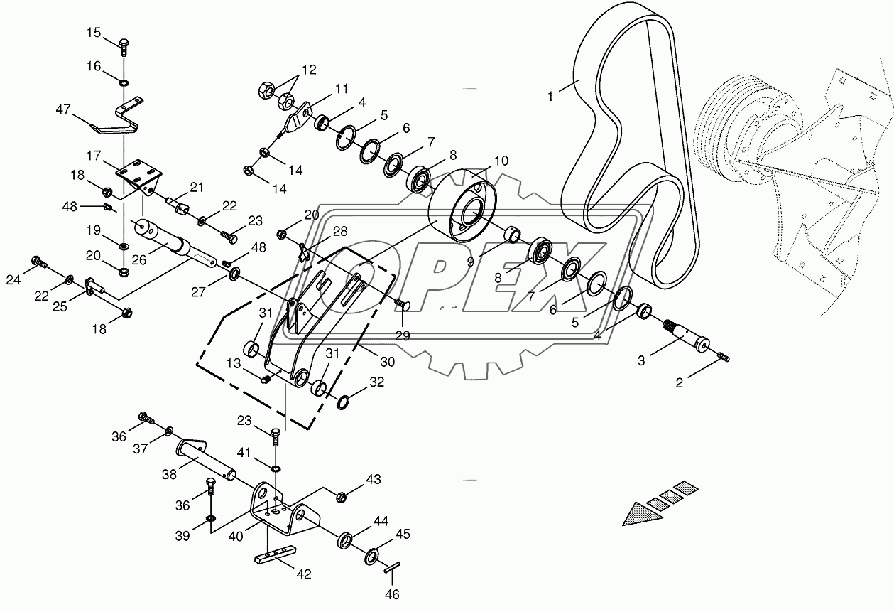 Cracker drive/tensioning device