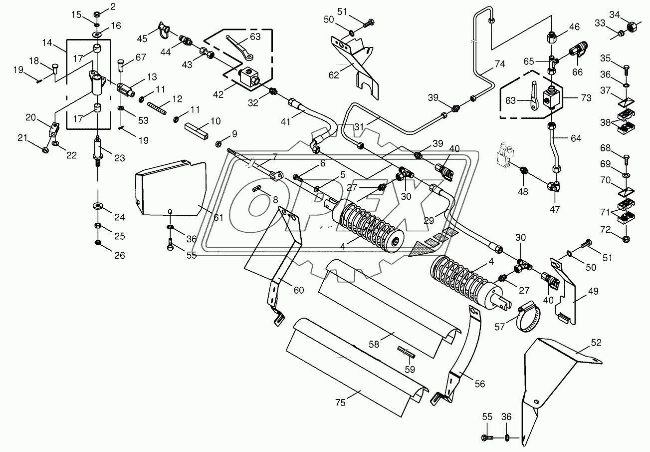 Hydraulic parking brake