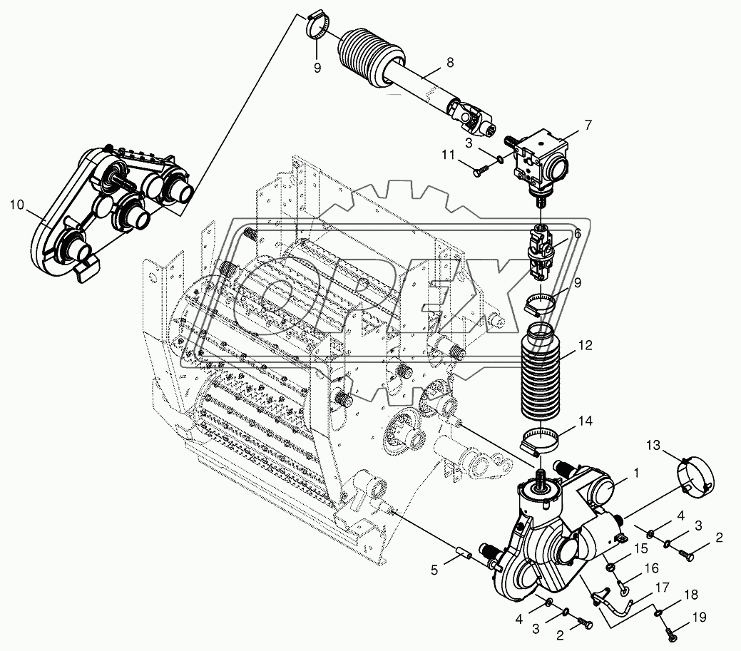 Drive-feed rollers