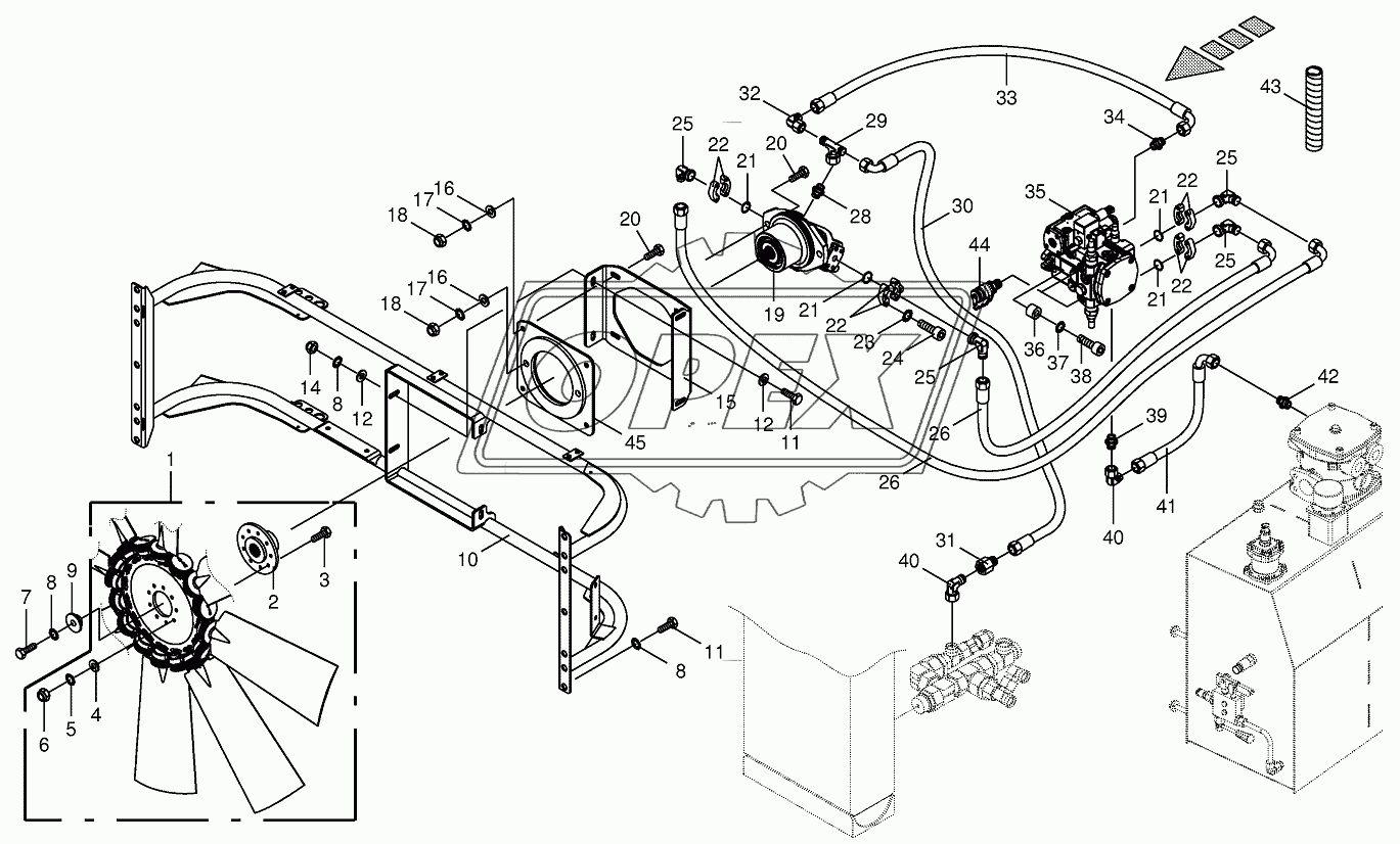 Ventilator wheel/Drive