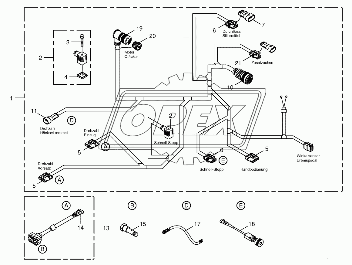 Wiring Harness-lateral left