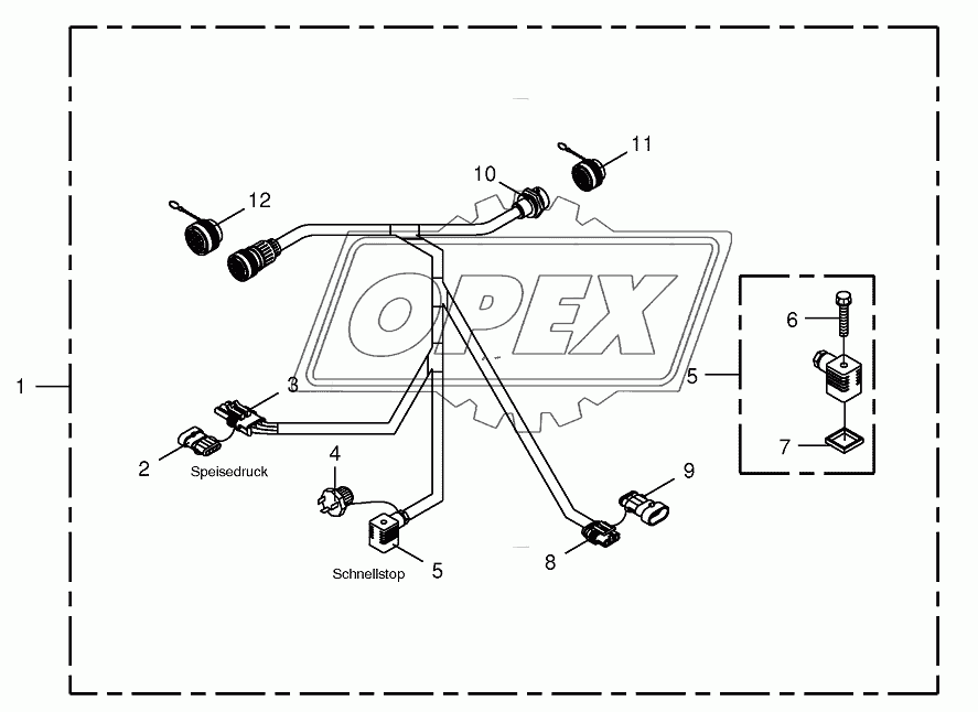 Wiring harness-CropControl/RockProtect