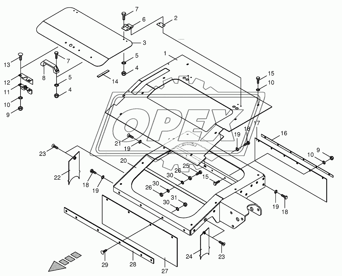 Cover-Feeder Housing