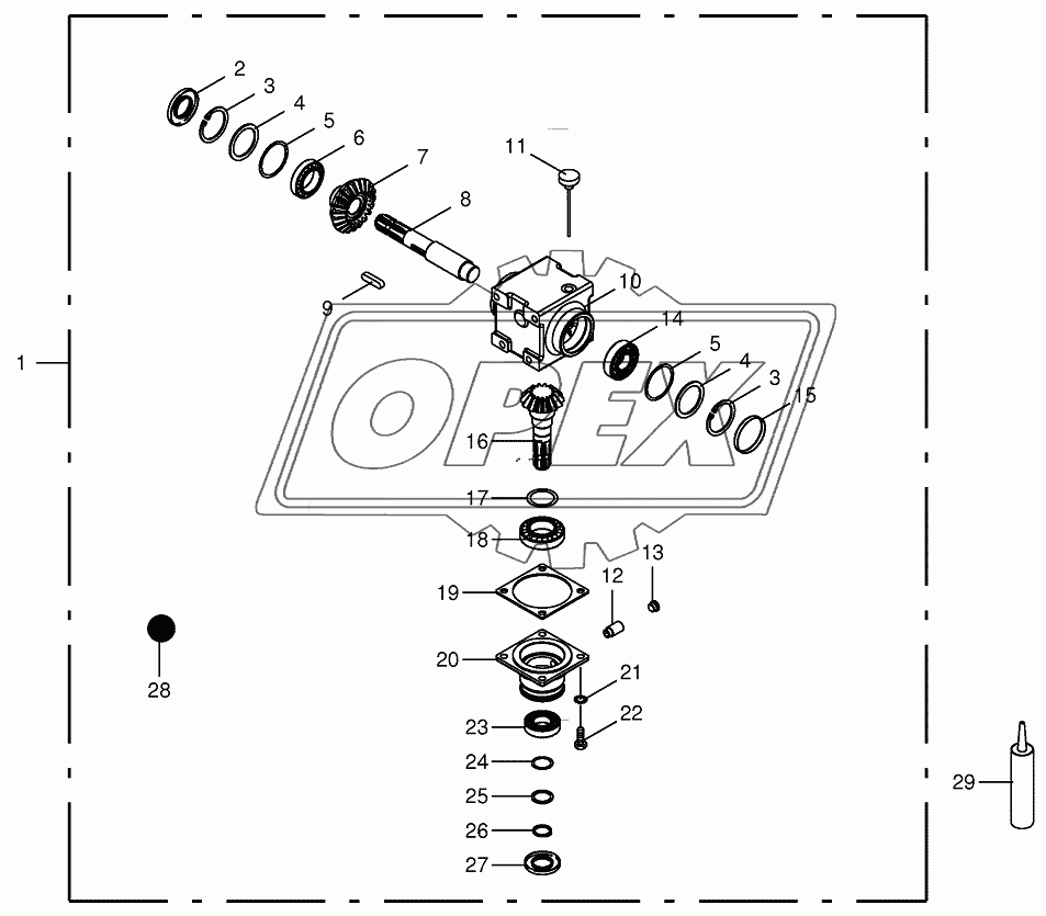 Angle gear