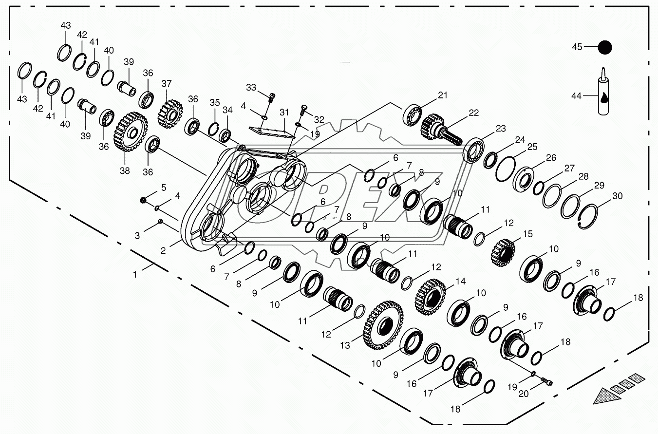 Тoр roller gearbox 1