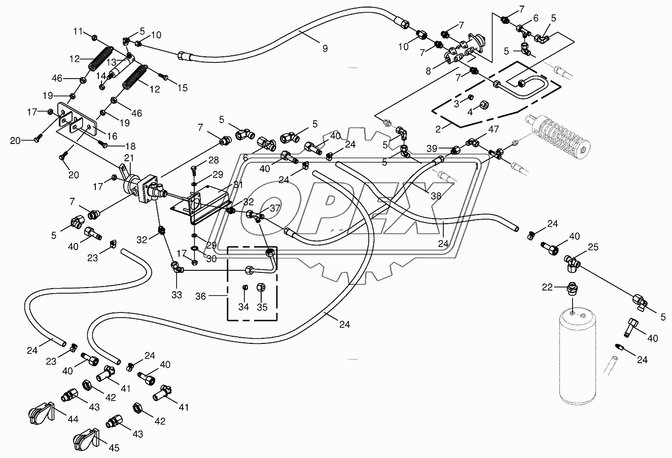 Additive connection for trailer