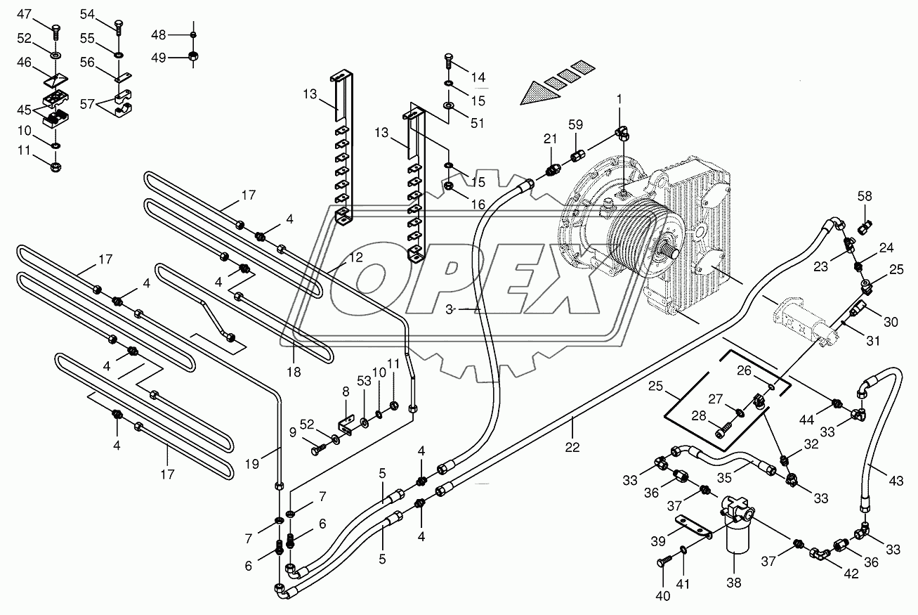 Gear oil cooler 1