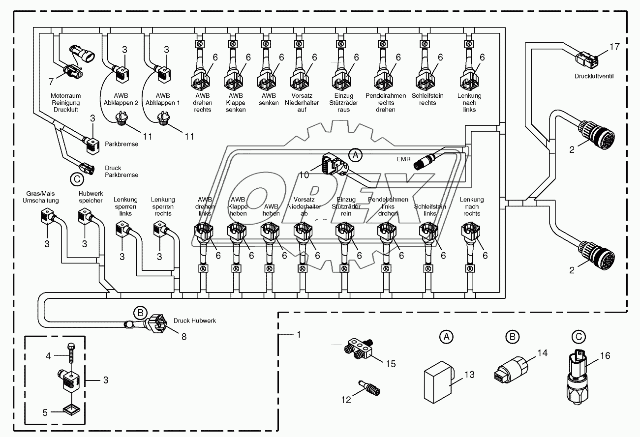 Wiring Harness-valve   lock