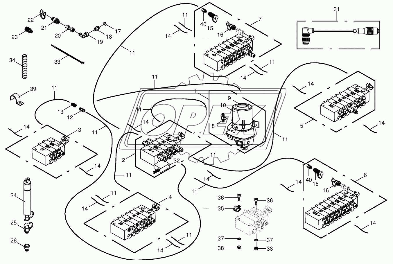 Central lubrication №863101-879000