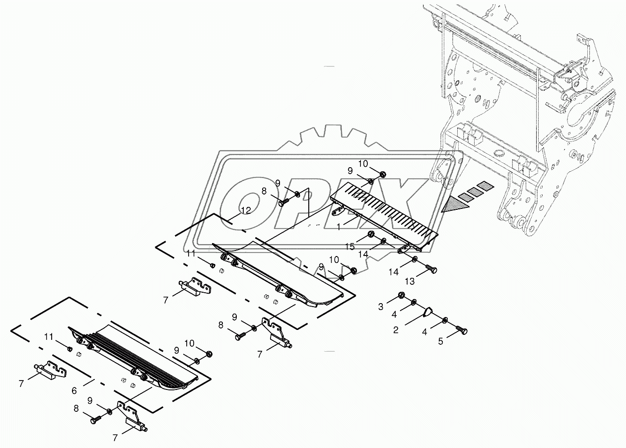 Husk/friction ground-spring-mounted