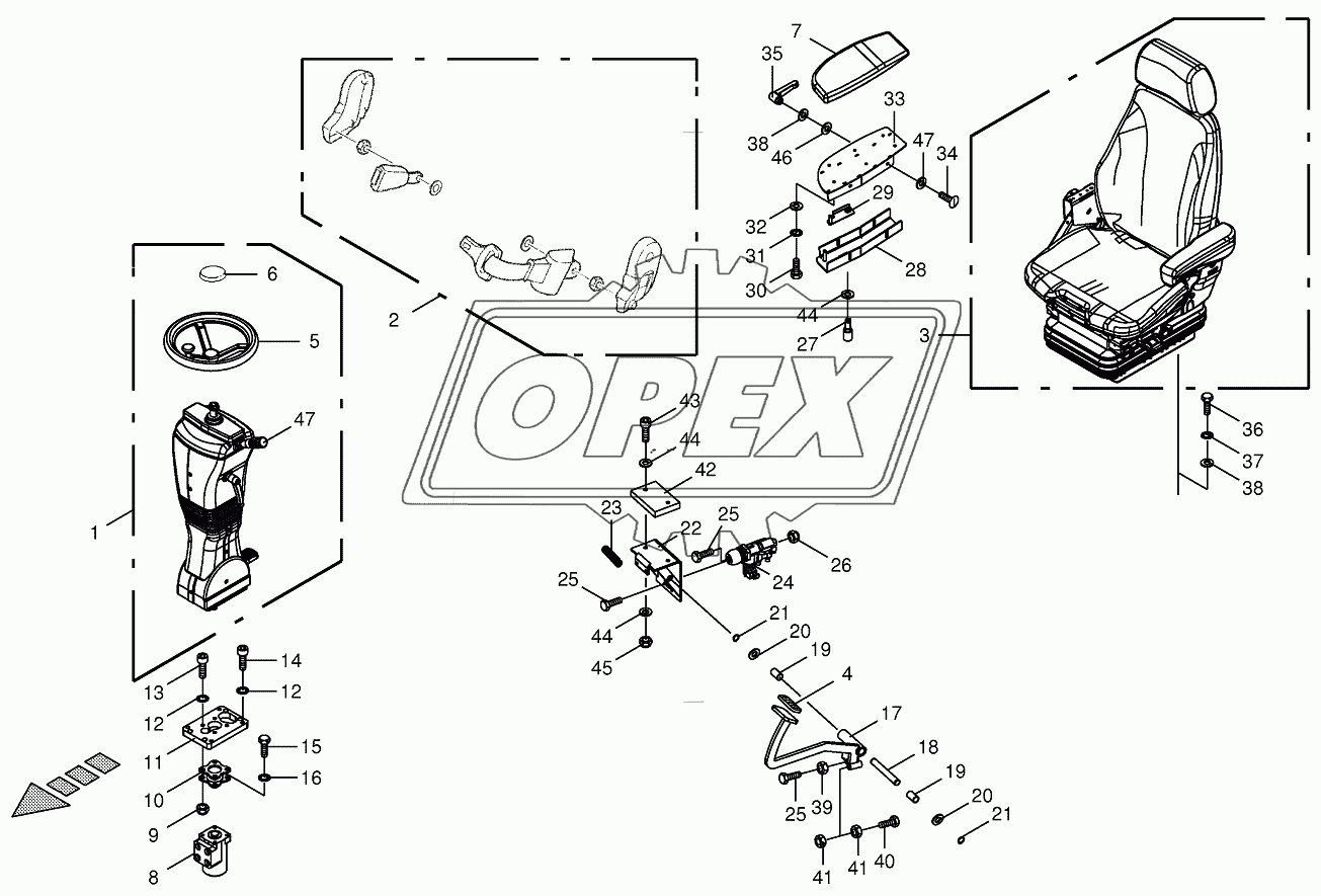 Steering columm