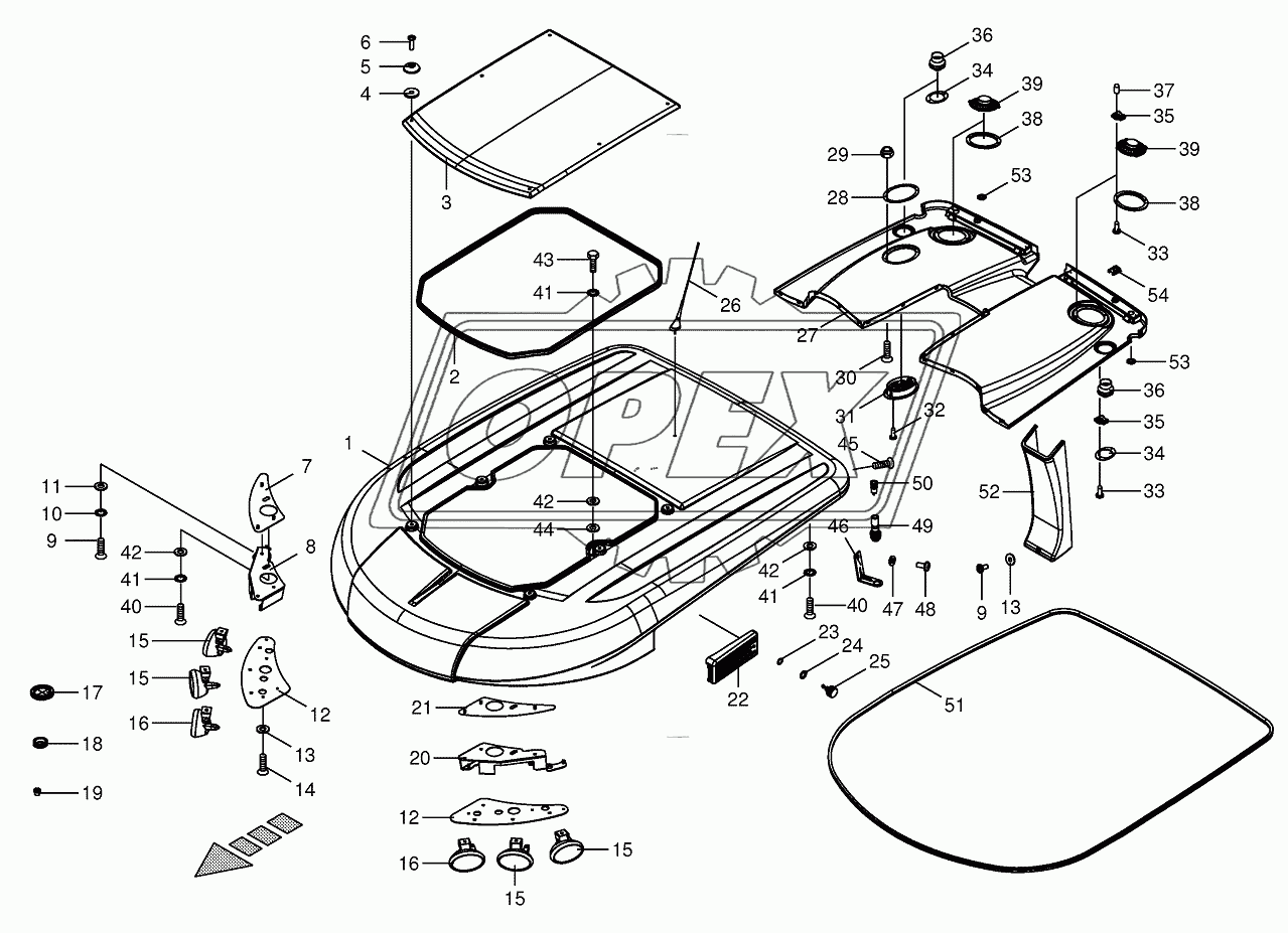 Сab-roof № 833001-853000