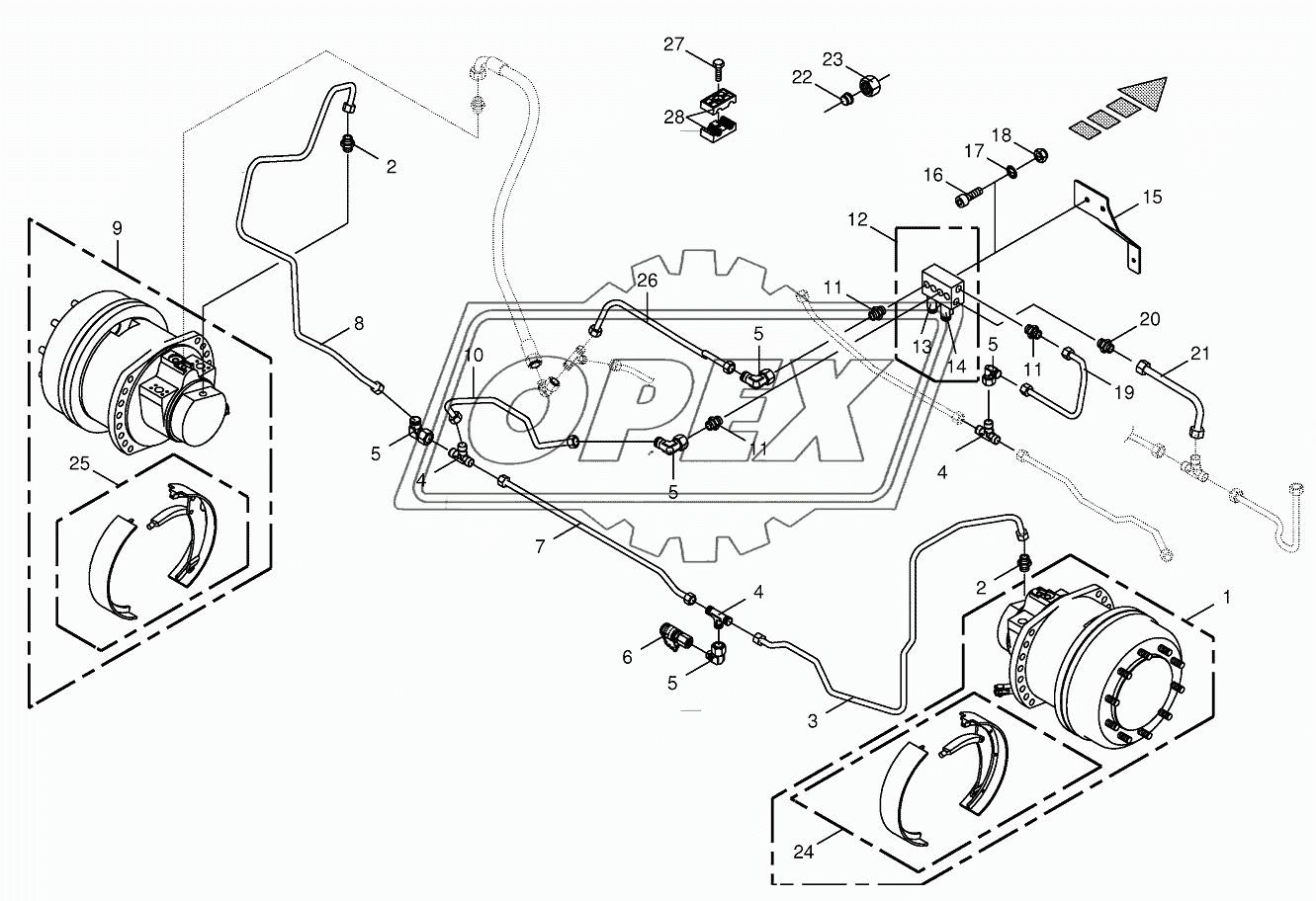 Cam lobe motor-3-stepped